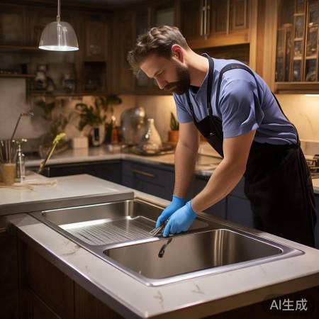 燃气灶稳放到位