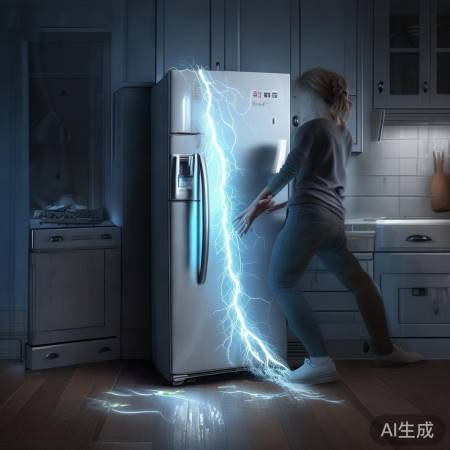 冰箱高压触电，漏电风险大！