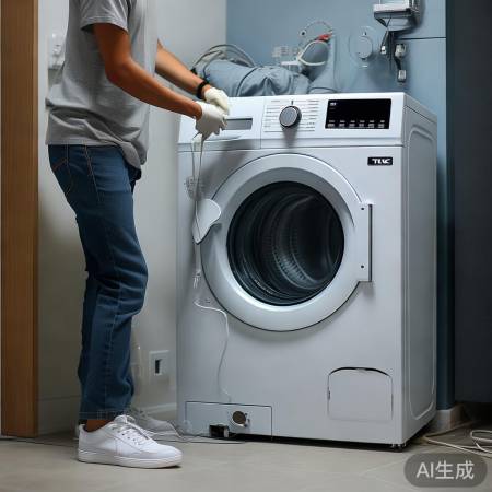 更换螺栓，检查TCL洗衣机。