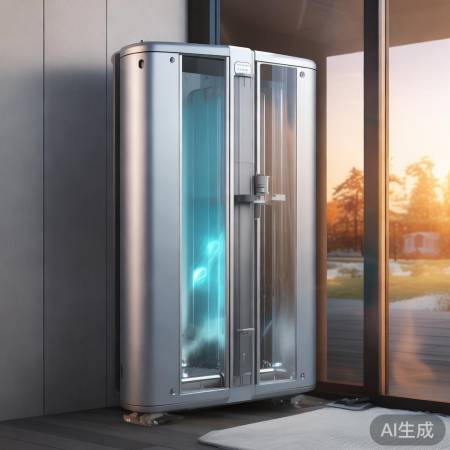 美的空气能地暖机，高效稳定，家