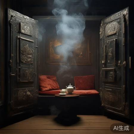 保险柜变茶室，私密抽烟角落