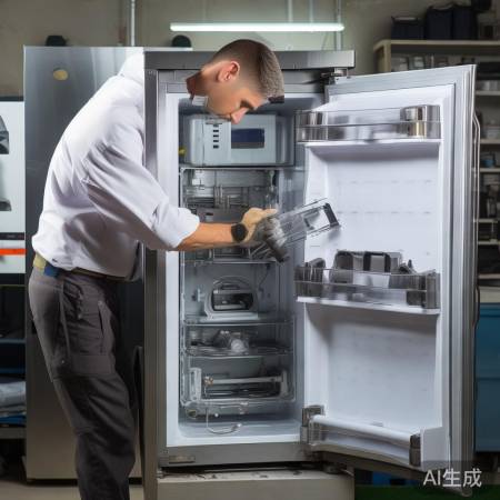 “美的冰箱维修:正品配件,保养