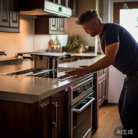 灶台安装，调高度，固稳如一