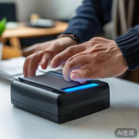 指纹设置：不同位置手指，清洁无