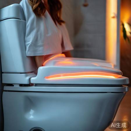 智能马桶座圈加热，温暖冬天生理