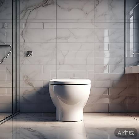 马桶尺寸合适，卫生间安装无忧。