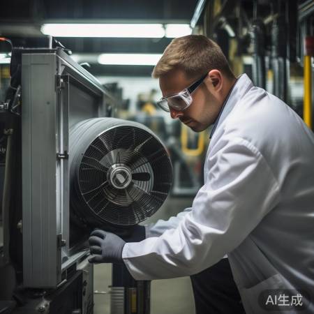 空调外机检查,风叶轴承磨损更换