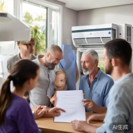 “购空调，明售后保修维修！”