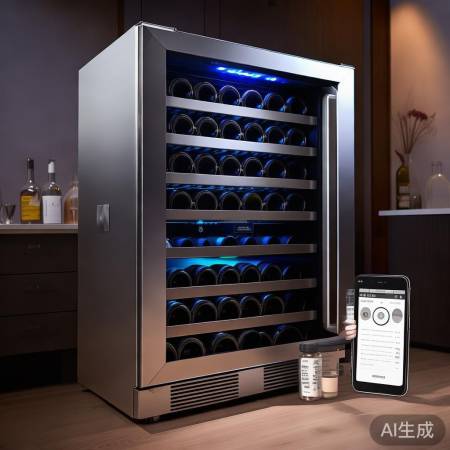 智能红酒柜，便捷远程控制。