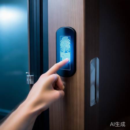指纹解锁测试,门锁自动开