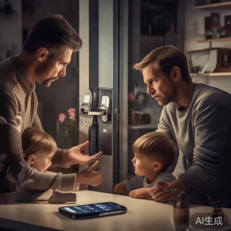 指纹锁安全用，护家第一步。