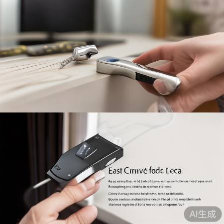 TCL指纹锁,锁体充电,便捷易