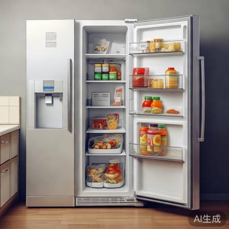 “冰箱里藏着过期食品,警惕健康