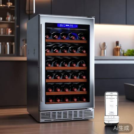 美晶W330红酒柜，智能温湿度
