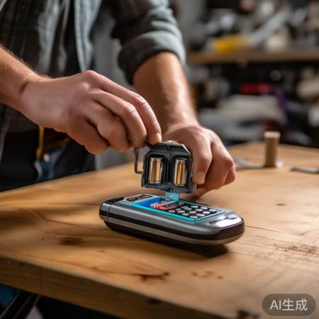 安装遥控器电池，注意正负极。