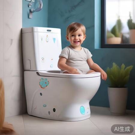 “智能马桶，儿童便利新选择”