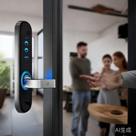 新一代智能锁，指纹识别更精准！