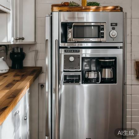 冰箱上方空间，电器新天地。