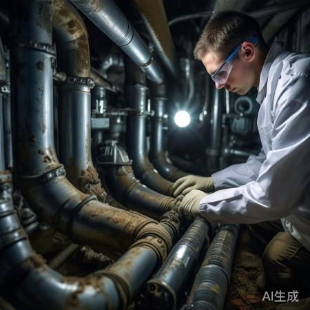 检查管道，冲洗除垢。