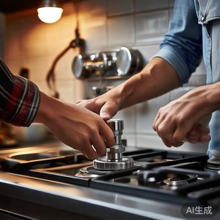 正确开关天然气灶:先开阀门,气