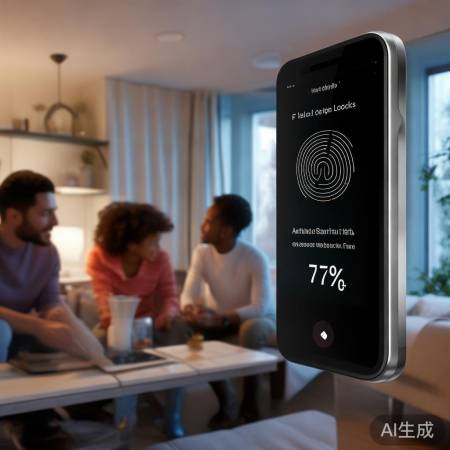 智能家居普及，指纹锁安全静音生
