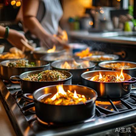 “一次性烹饪，节约燃气不空烧”