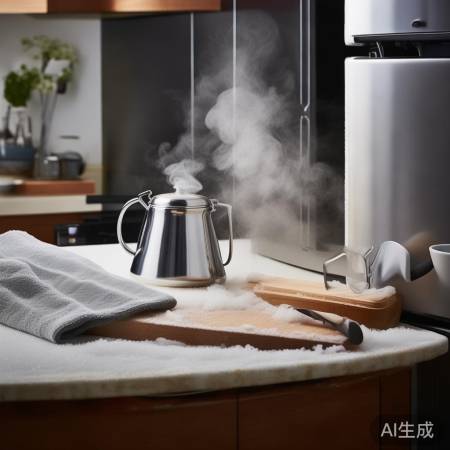 除霜工具:热水、毛巾、铲子