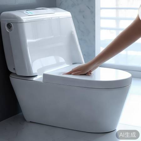 智能马桶抗菌卫护，人性化冲洗。
