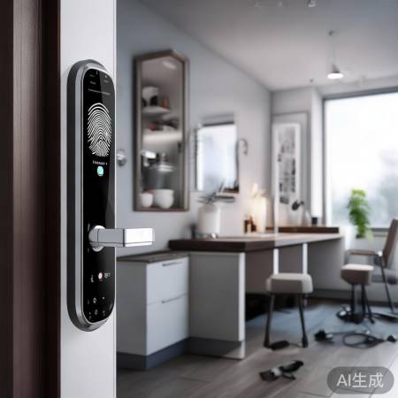 “指纹锁AI升级,双重保障更安