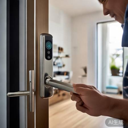 指纹锁,便捷无忧,告别钥匙烦恼