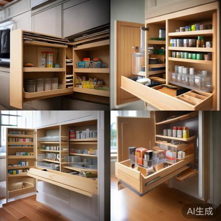 吊柜设计巧，分类收纳妙