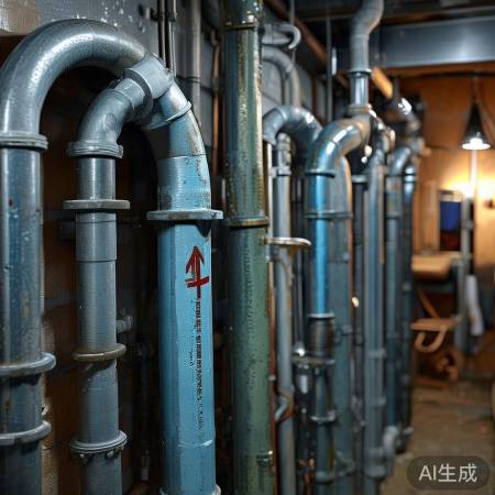 壁挂炉管道分类标识，厕所专用管