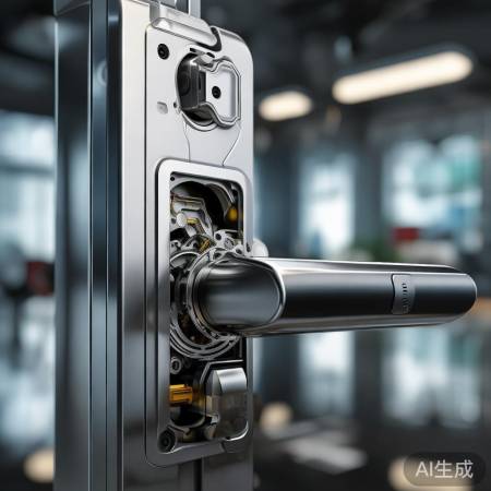 华为智能锁C级锁芯，安全自锁无