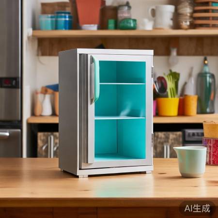 卡纸变迷你冰箱，创意DIY！