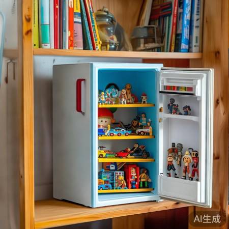 卡纸冰箱，多功能装饰，童趣玩具