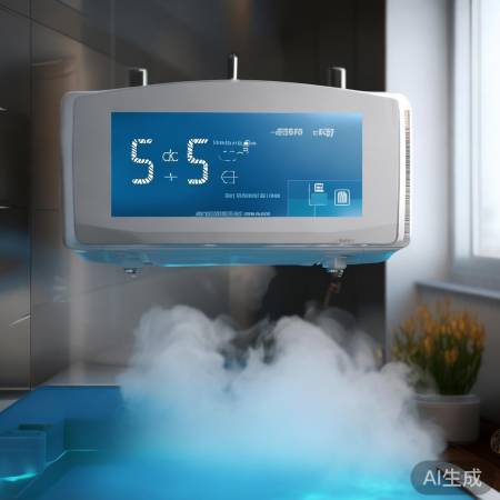 空气能温度显示，40-60℃节