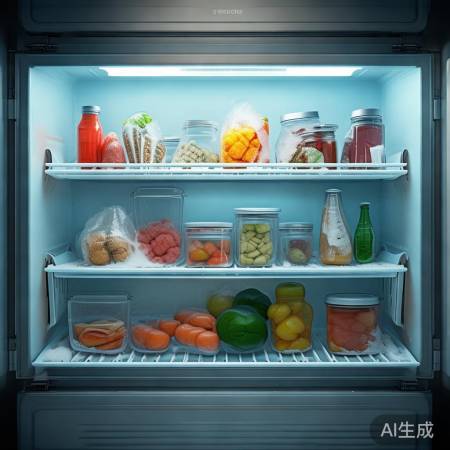 冰箱内摆放失衡，冷气不流通易结