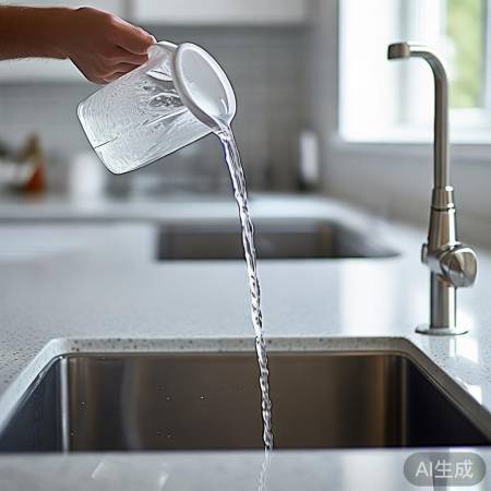 倒水观察，盖前停。