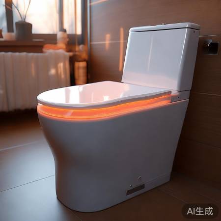智能马桶温暖座圈，告别寒冷坐厕