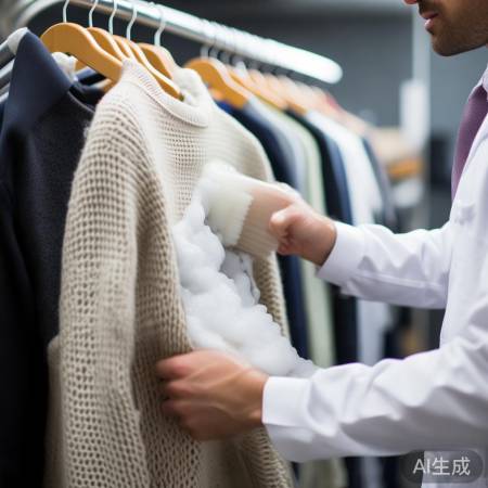 干洗非水洗，宜羊毛丝绸。