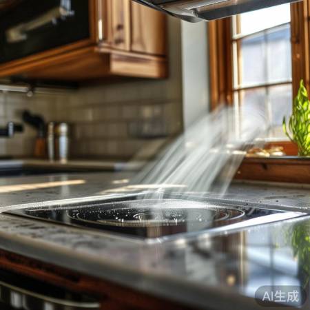 通风除烟味，清新厨房环境