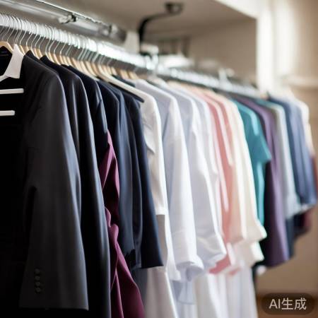 “分色洗涤，礼服用分开洗”