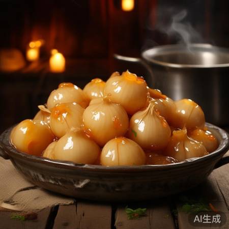 糖蒜美味易变质,小心保存。