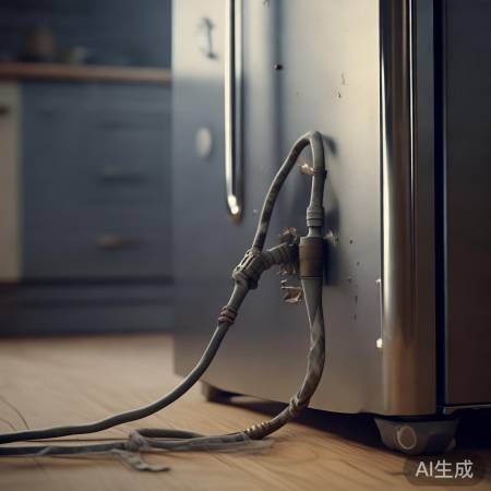 智能冰箱线路老化，漏电隐患。