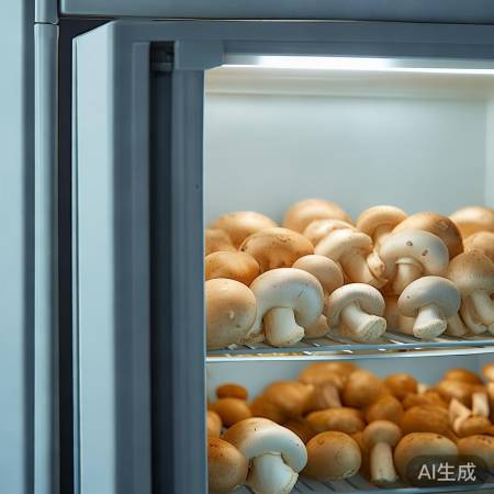 “香菇平菇宜冰箱保鲜层，门架不