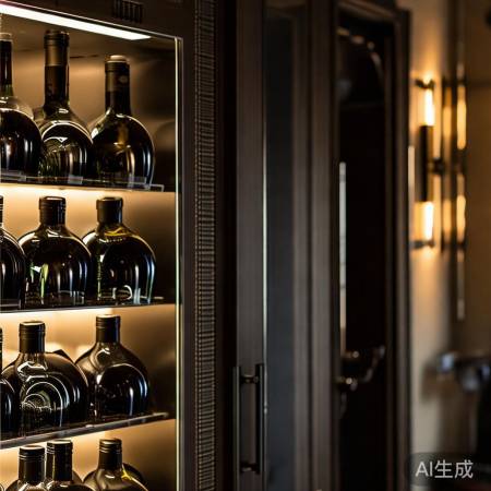 酒柜照明，提升档次，酒瓶璀璨。