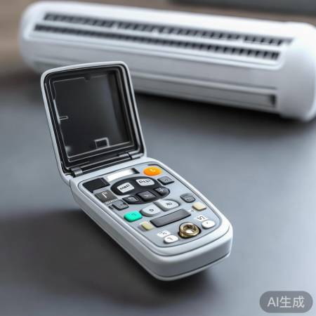 空调遥控后盖开启三用途