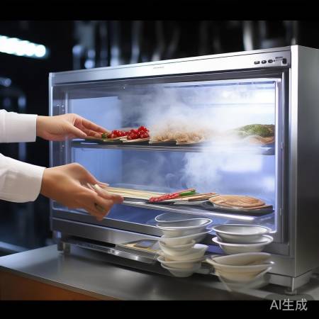 商用消毒柜操作简便,餐具洁净无