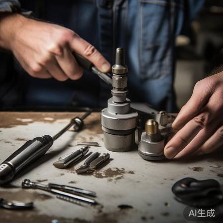 “准备工具更换燃气针”