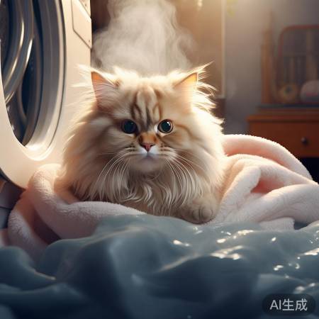 干洗猫咪不可取,选安全卫生清洁